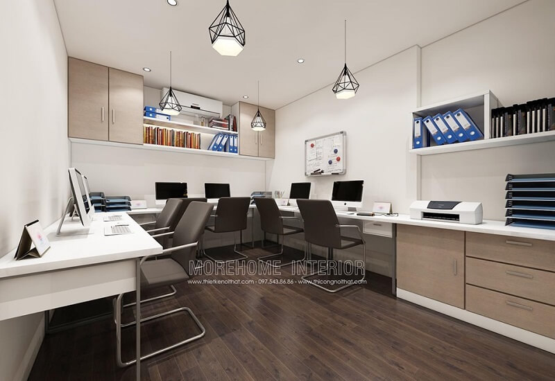 Ý tưởng Thiết kế nội thất văn phòng hiện đại, ấn tượng