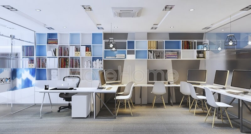 Thiết kế nội thất văn phòng hiện đại, ấn tượng